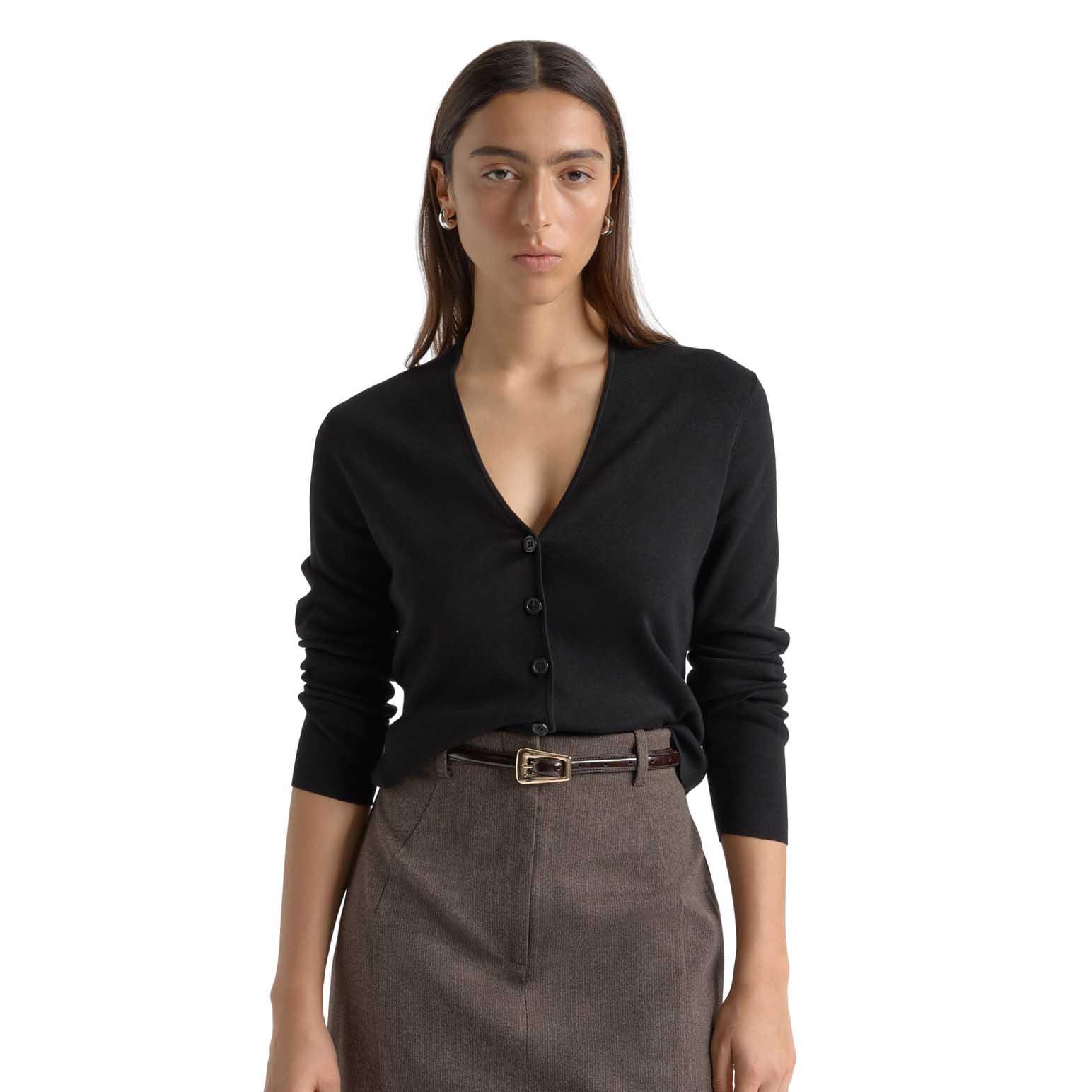 Cue Cotton Silk Cardigan